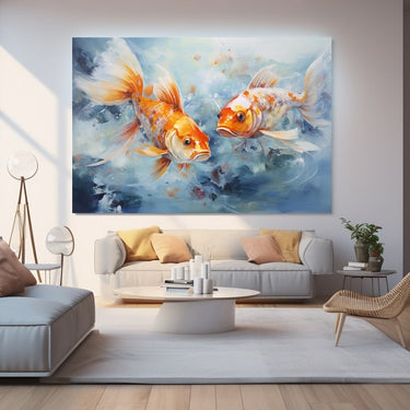 Fish Oil Art Painting